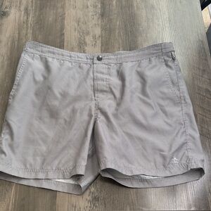 Original Penguin Gray Swim Trunks